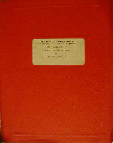 Benson's Bibliography of Brackett & Hamilton